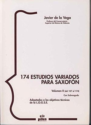 174 ESTUDIOS VARIADOS PARA SAXOFON II | 9788489595354 | DE LA VEGA, JAVIER