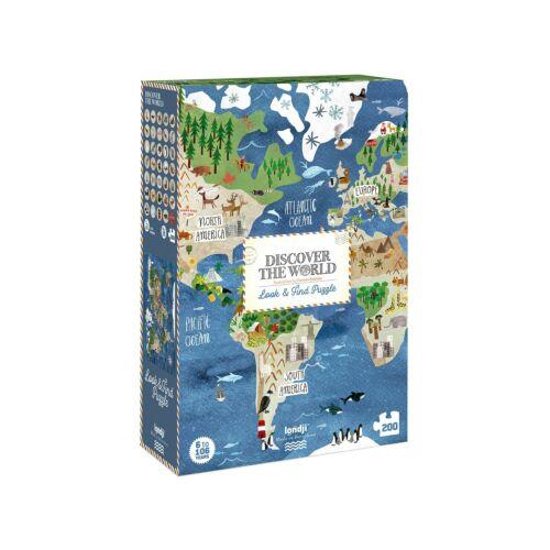 PUZZLE DISCOVER THE WORLD 6/106 ANYS 200 PECES | 8436530168750