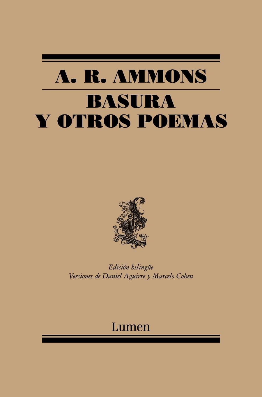 BASURA Y OTROS POEMAS | 9788426421746 | AMMONS, A. R.