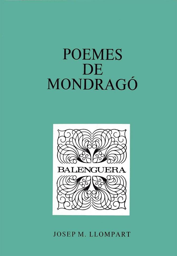 POEMES DE MONDRAGO | 9788427306592 | LLOMPART, JOSEP MARIA