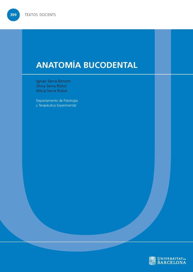 ANATOMÍA BUCODENTAL | 9788447542352 | SERRA RENOM, IGNASI
