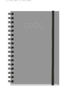 AGENDA DIA PAGINA CATALA GRIS 14.5 X 21 MYRGA | 8423647326111