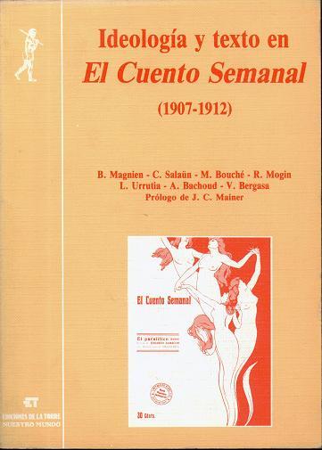 IDEOLOGÍA Y TEXTO EN EL CUENTO SEMANAL | 9788486587055 | GRUPO DE INVESTIGACIÓN UNIV. DE PARÍS VIII VINCENNES
