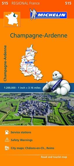 CHAMPAGNE-ARDENNE : MAPA 515 | 9782067209701 | VARIOS AUTORES