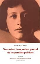 NOTA SOBRE LA SUPRESIÓN GENERAL DE LOS PARTIDOS POLÍTICOS | 9788497169141 | WEIL, SIMONE