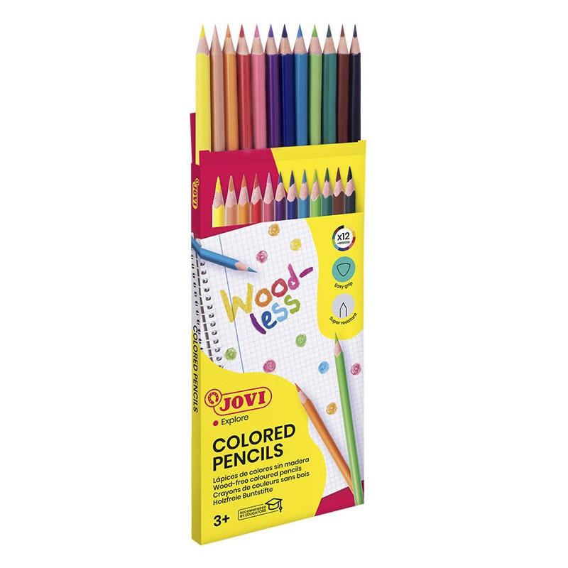 CAIXA 12 COLORS FUSTA JOVI | 8412027031851