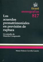 ACUERDOS PREMATRIMONIALES EN PREVISIÓN DE RUPTURA, LOS | 9788490338254