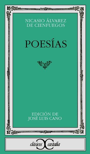 POESÍAS (NICASIO ÁLVAREZ DE CIENFUEGOS) | 9788470390890 | ÁLVAREZ DE CIENFUEGOS, NICASIO