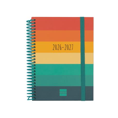 AGENDA ESPIRAL CURS DIVA 1/8 SVH 26-27 COLORS | 8422952416067