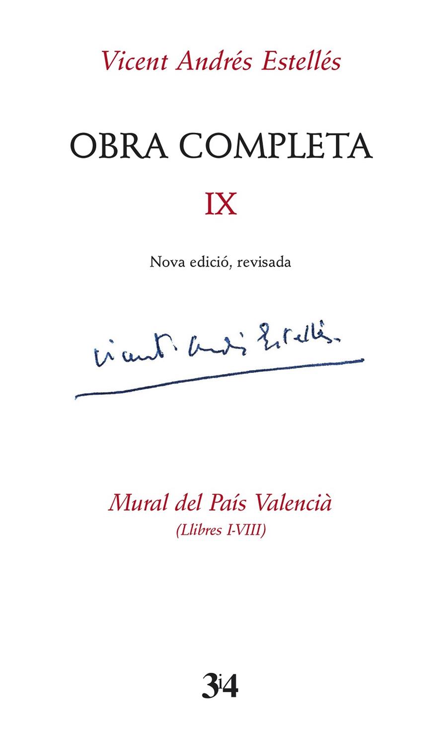 OBRA COMPLETA IX - VICENT ANDRES ESTELLÉS | 9788417469580 | ANDRES ESTELLÉS, VICENT
