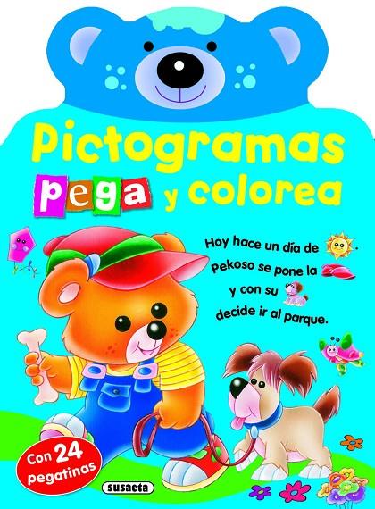 PICTOGRAMAS - PEGA Y COLOREA CONEJITO | 9788467784077