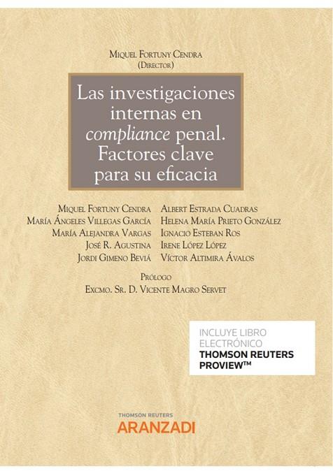 INVESTIGACIONES INTERNAS EN COMPLIANCE PENAL, LAS | 9788413914282 | FORTUNY CENDRA, MIQUEL