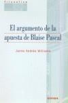 ARGUMENTO DE LA APUESTA DE BLAISE PASCAL, EL | 9788431320041 | JAIME ANDRÉS, WILLIAMS
