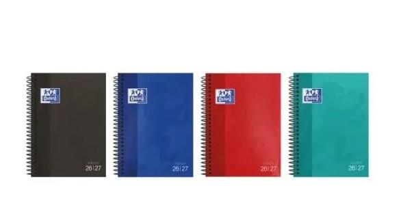 AGENDA A5 S/ V OXFORD TAPA CARTRO DIFERENTS COLORS | 8427291083024