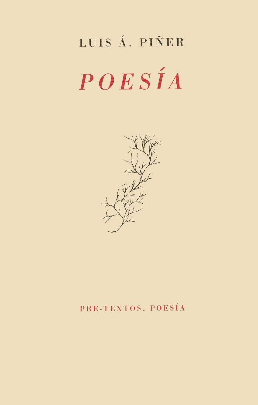 POESÍA (LUIS A. PIÑER) | 9788481910483 | PIÑER, LUIS A.