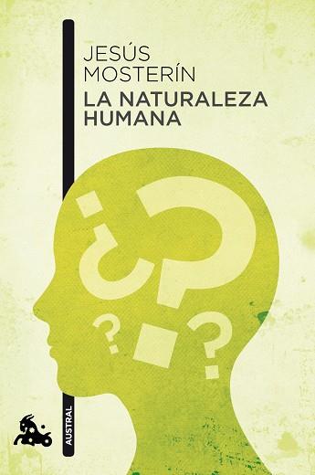 NATURALEZA HUMANA, LA | 9788467037791 | MOSTERÍN, JESÚS