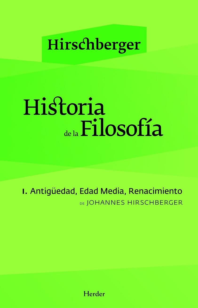 HISTORIA DE LA FILOSOFÍA | 9788425425035 | HIRSCHBERGER, JOHANNES / GABÁS, RAÚL