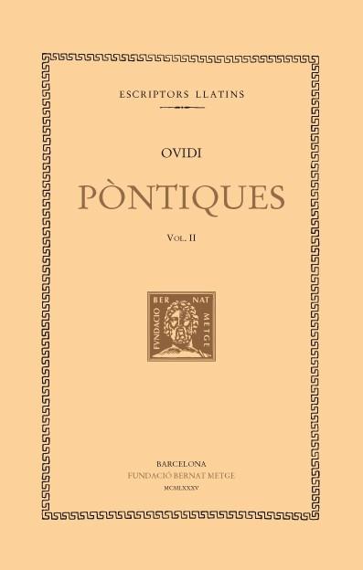 PONTIQUES - II | 9788472253179 | OVIDI