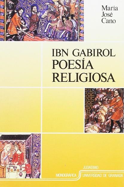 IBN GABIROL POESÍA RELIGIOSA | 9788433815972 | CANO, Mª J.