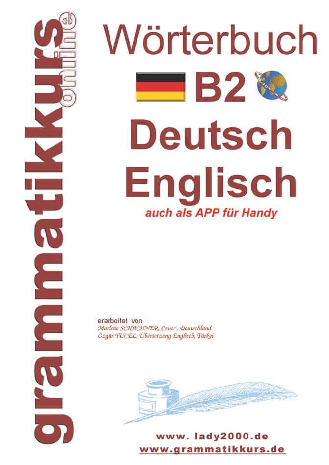 WÖRTERBUCH B2 DEUTSCH - ENGLISCH | 9783734797941 | SCHACHNER, MARLENE