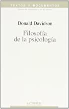 FILOSOFIA DE LA PSICOLOGIA | 9788476584392 | DAVIDSON, DONALD