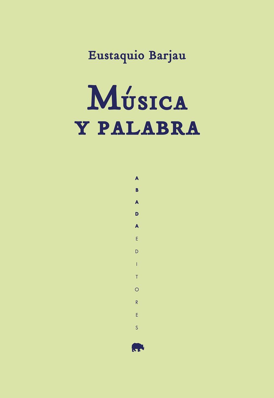 MUSICA Y PALABRA | 9788417301521 | BARJAU RIU, EUSTAQUIO