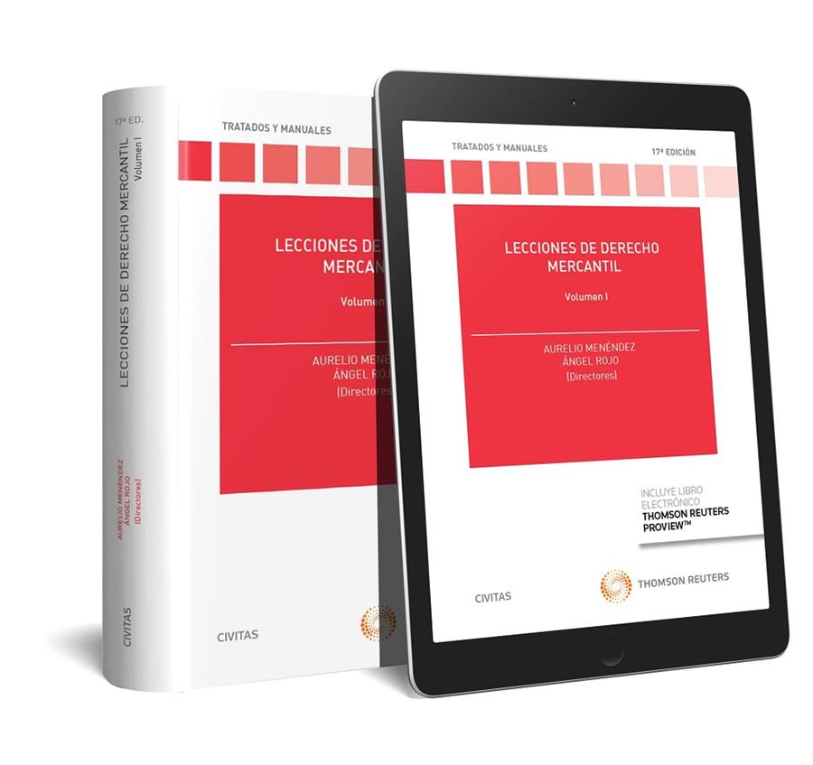 LECCIONES DE DERECHO MERCANTIL VOLUMEN I (DUO) | 9788491978718 | MENENDEZ MENENDEZ, AURELIO / ROJO, ÁNGEL