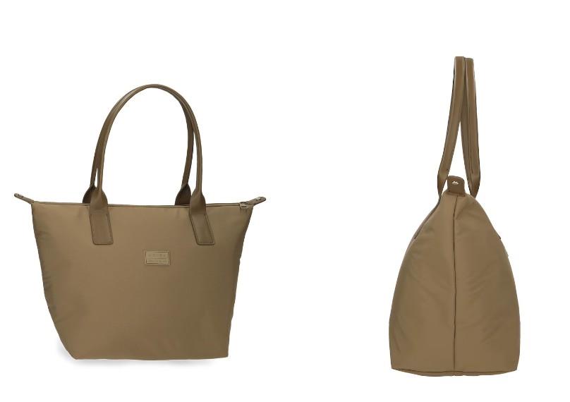 BOLSO TOTE BAG LOOP TAUPE MOVOM | 8447444022533