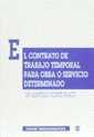 CONTRATO DE TRABAJO PARA OBRA O SERVICIO DETERMINADO, EL | 9788480023689 | VICENTE PALACIO, MARÍA ARÁNTZAZU