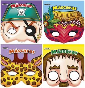MÁSCARAS DE PAPEL (4 TÍTULOS) | 9788467750102 | SUSAETA, EQUIPO