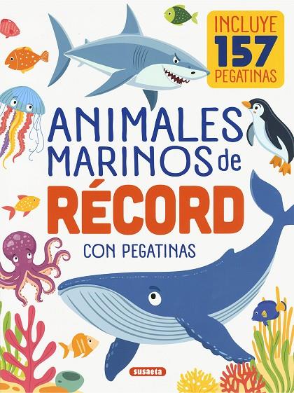 ANIMALES MARINOS DE RECORD CON PEGATINAS | 9788410846159 | YOMIKOKO