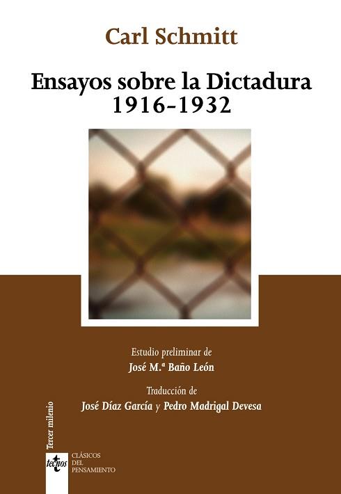 ENSAYOS SOBRE LA DICTADURA 1916-1932 | 9788430958597 | SCHMITT, CARL