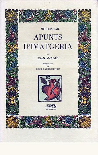 APUNTS D'IMATGERIA POPULAR | 9788476515044 | AMADES, JOAN