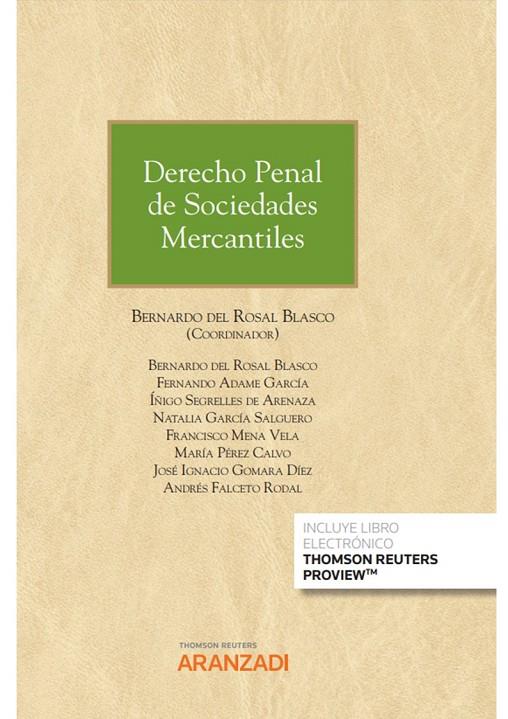 DERECHO PENAL DE SOCIEDADES MERCANTILES | 9788413908229 | PEREZ GONZALEZ, CARMEN