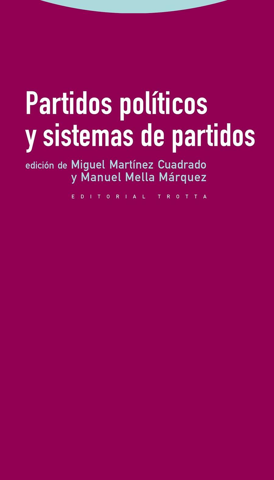 PARTIDOS POLITICOS Y SISTEMAS DE PARTIDO | 9788498792577 | MARTINEZ / MELLA