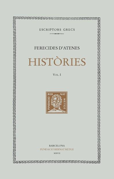 HISTORIES  I | 9788498591125 | D'ATENES, FERECIDES
