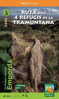 RUTA DELS 4 REFUGIS DE LA TRAMUNTANA 1:25.000 | 9788412020168 | EDITORIAL PIOLET