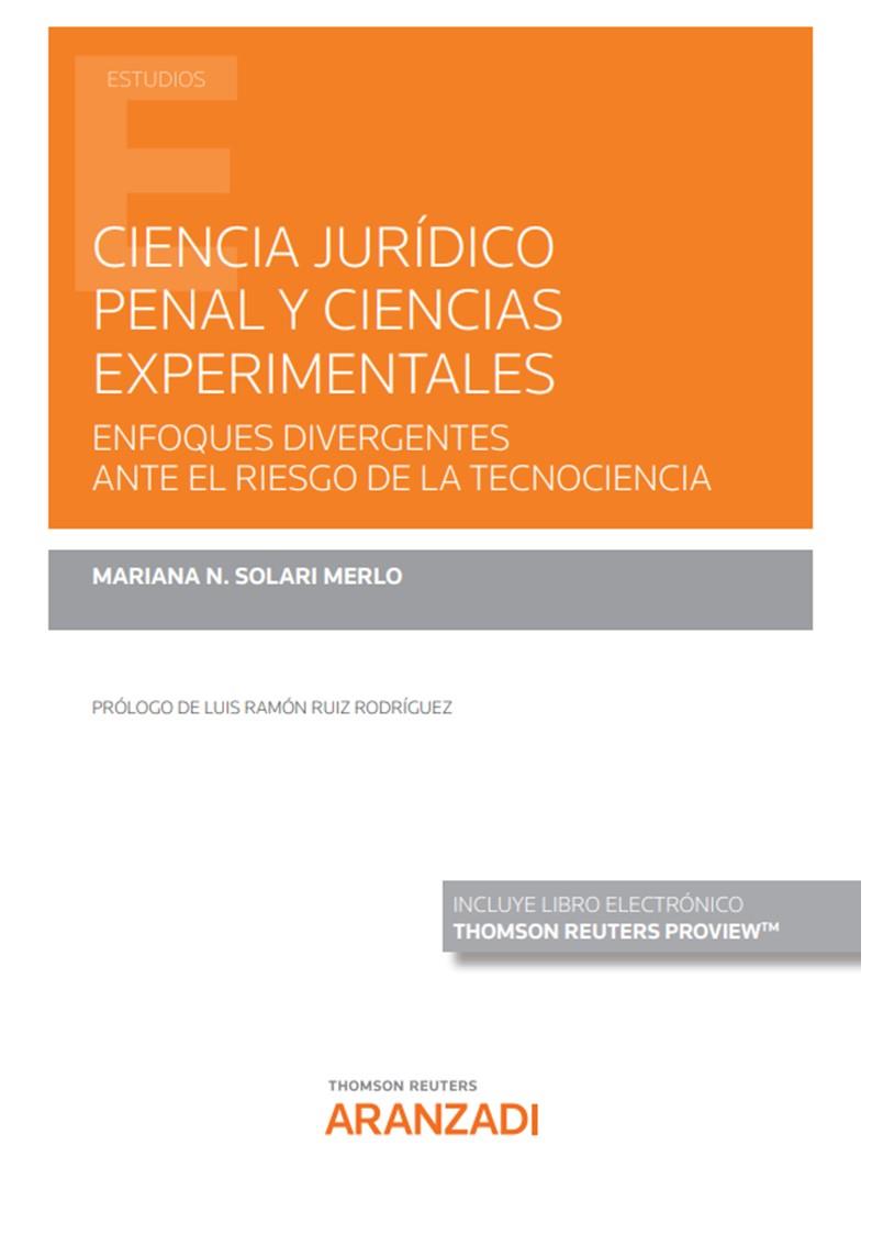 CIENCIA JURIDICO PENAL Y CIENCIAS EXPERIMENTALES | 9788411241526 | SOLARI MERLO, MARIANA