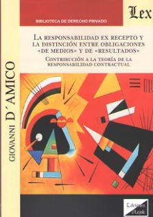 RESPONSABILIDAD EX RECEPTO (2018) | 9789563920611 | DAMICO, GIOVANNI
