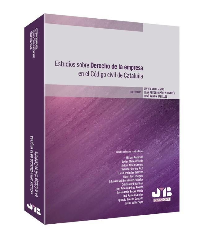 ESTUDIOS SOBRE DERECHO DE LA EMPRESA EN EL CODIGO CIVIL DE CATALUÑA | 9788494075131 | VARIOS AUTORES