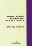 EFECTES REGIONALS DEL PRESSUPOST EUROPEU A ESPANYA (ACTUALITZACIÓ 1986-1999) | 9788439360346 | MALUQUER AMORÓS, SALVADOR / CORREA GARCÍA, M. DOLORES