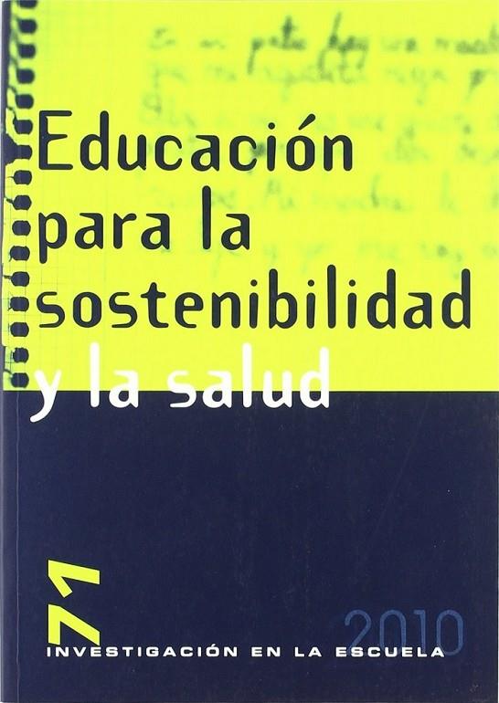 EDUCACIÓN PARA LA SOSTENIBILIDAD Y LA SALUD | 9788496723214