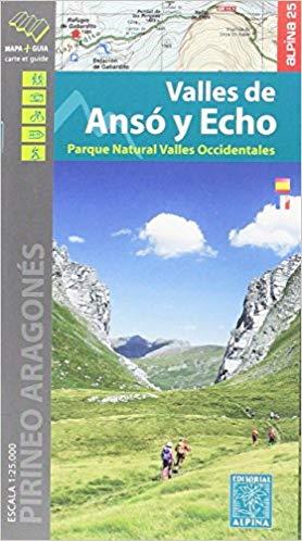 VALLES DE ANSÓ Y ECHO : MAPA-GUÍA [2019] | 9788480907453
