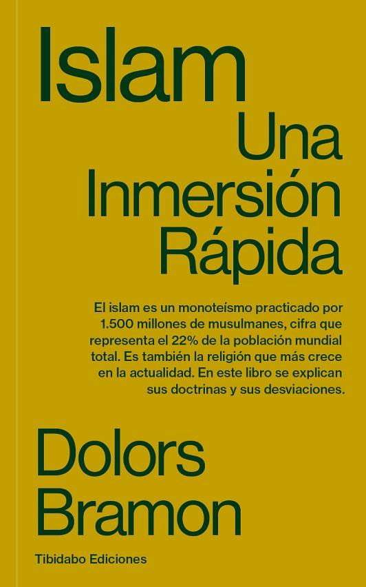 ISLAM. UNA INMERSIÓN RÁPIDA | 9791387633066 | BRAMON, DOLORS