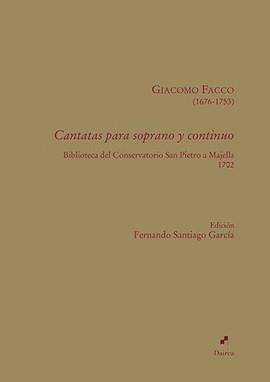 CANTATAS PARA SOPRANO Y CONTINUO | 9788412326505 | FACCO, GIACOMO