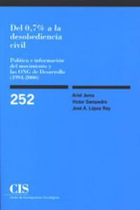 DEL 0,7% A LA DESOBEDIENCIA CIVIL | 9788474764550 | JEREZ NOVARA, ARIEL / SAMPEDRO, VICTOR