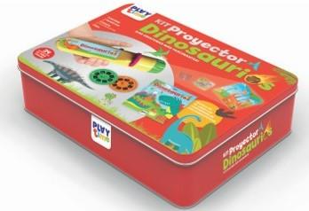 KIT PROYECTOR DINOSAURIOS - CAJA METÁLICA | 9788418861123 | IMAGILAND