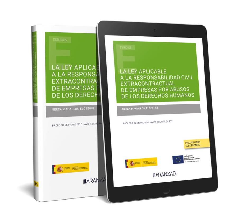 LEY APLICABLE A LA RESPONSABILIDAD CIVIL EXTRACONTRACTUAL DE EMPRESAS | 9788413912752 | MAGALLON ELOSEGUI, NEREA