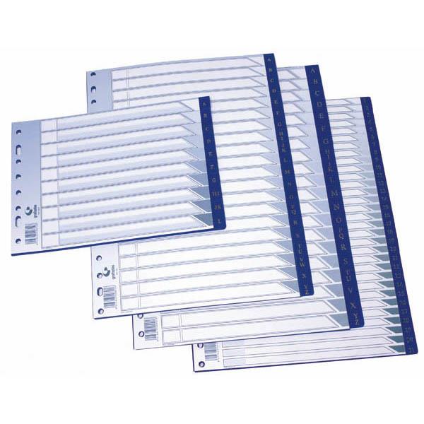 INDEX ARXIU 4º APAISAT PLASTIC GRIS | 8413623406128