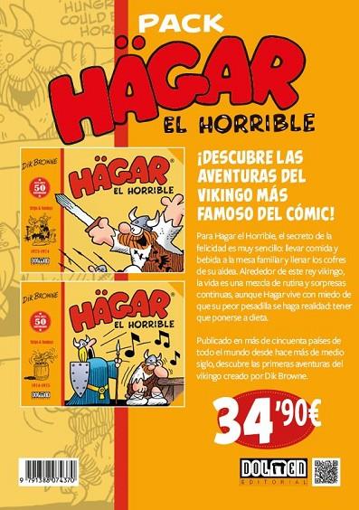 HAGAR EL HORRIBLE (PACK CON 01 Y 02) (1973-1974 Y 1974-1975) | 9791388074370 | BROWNE, DIK
